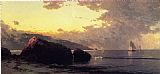 Alfred Thompson Bricher Sunset Bailey Island painting